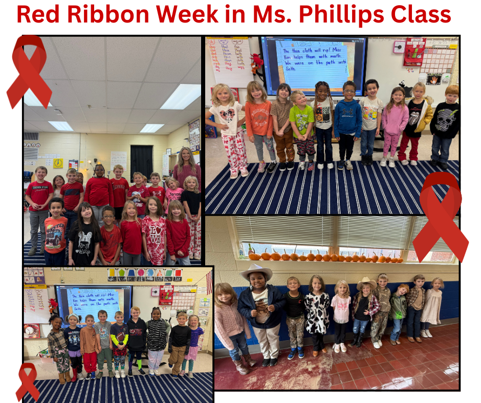 Ms. Phillips Class for Red Ribbon Week
