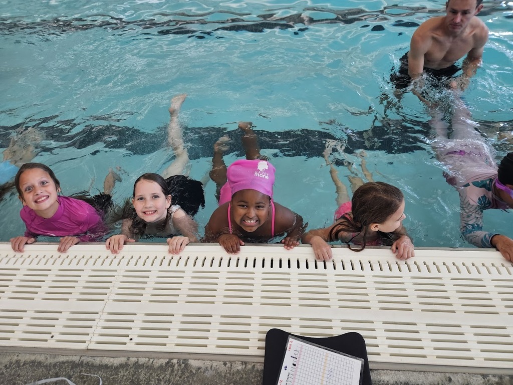 swimming in Mrs. Dudla's class