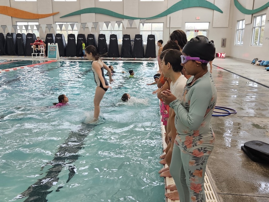 swimming in Mrs. Dudla's class