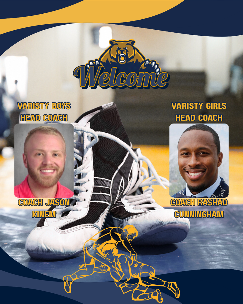 New varsity coaches, Jason Kinem and Rashad Cunningham