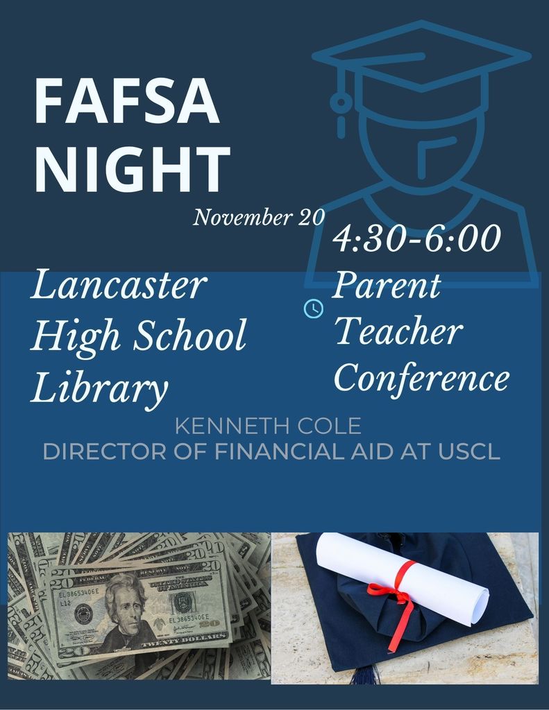 FAFSA night flyer image
