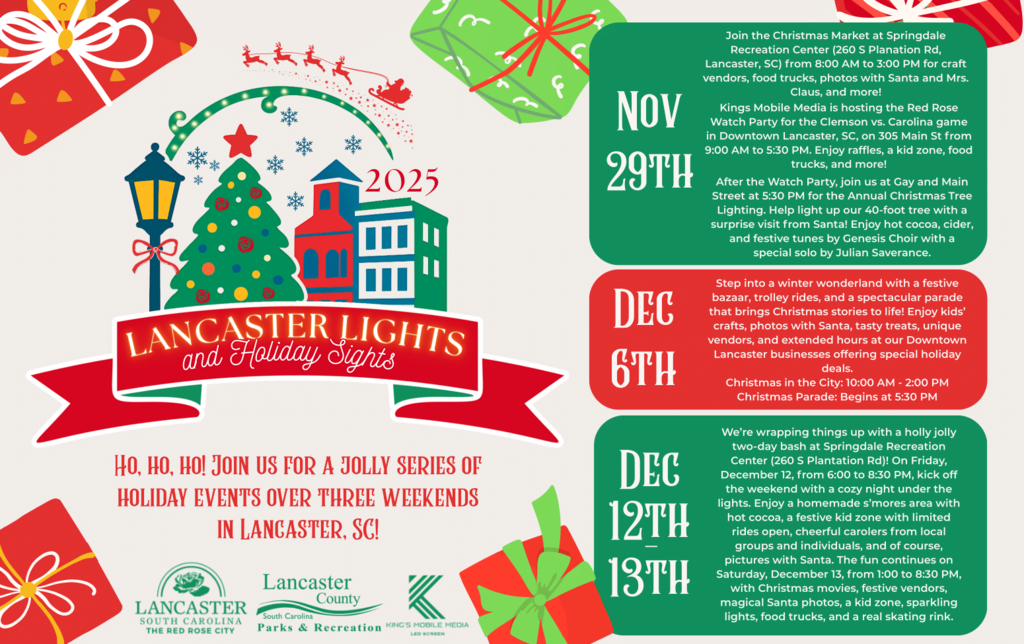 Lancaster Lights and Holiday Sights - Nov. 29th, Dec.6th, Dec. 12th-13th