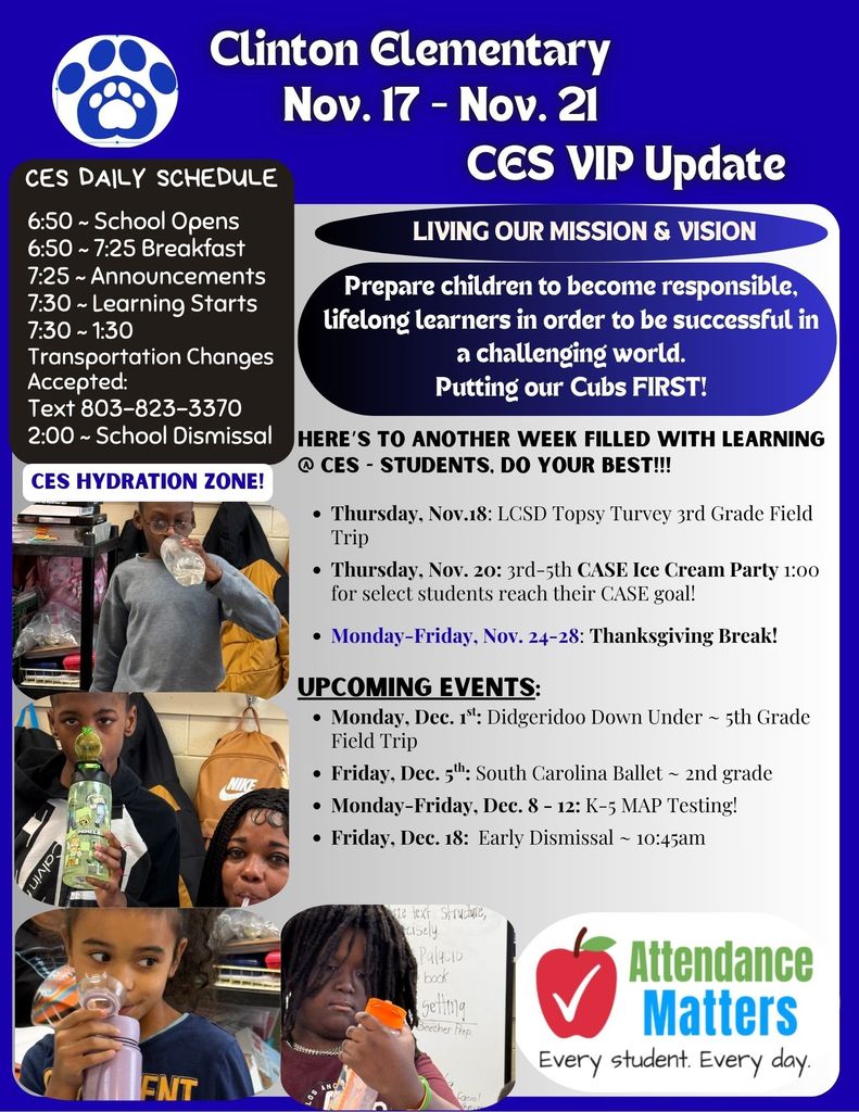 CES Parent & Family Update Nov. 17-21