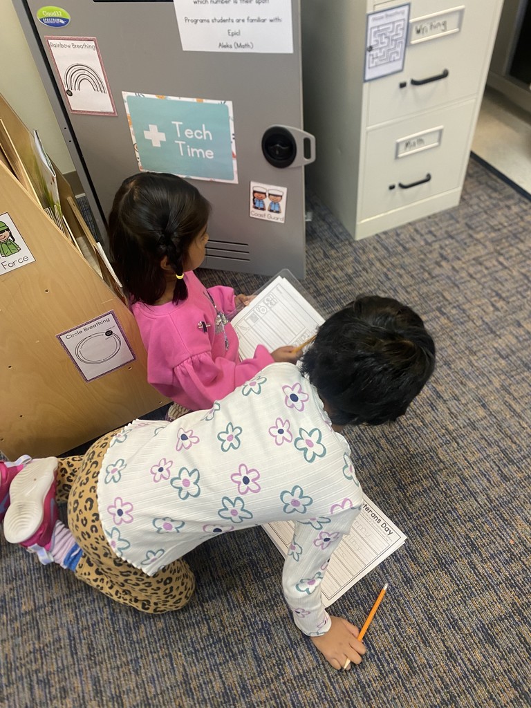 students working in Ms Kamenick's class