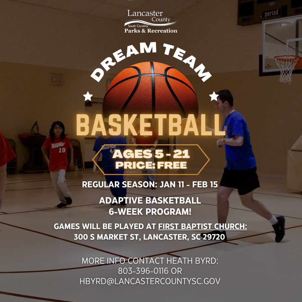 Lancaster County Parks and Rec Dream Team Basketball
