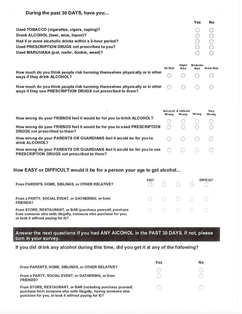 Page 2 of Survey 12/1/25