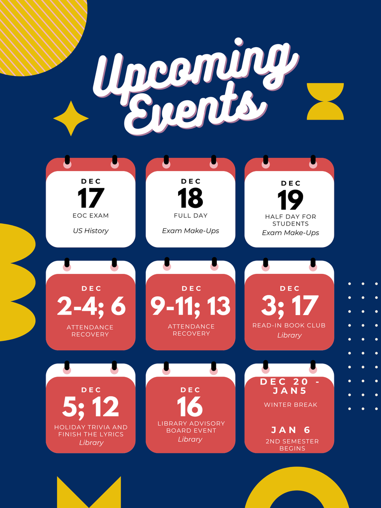 Image of Important Dates