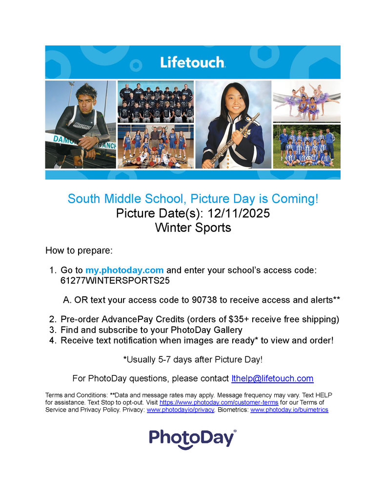 Flyer for Baskteball and Step teams sports photos