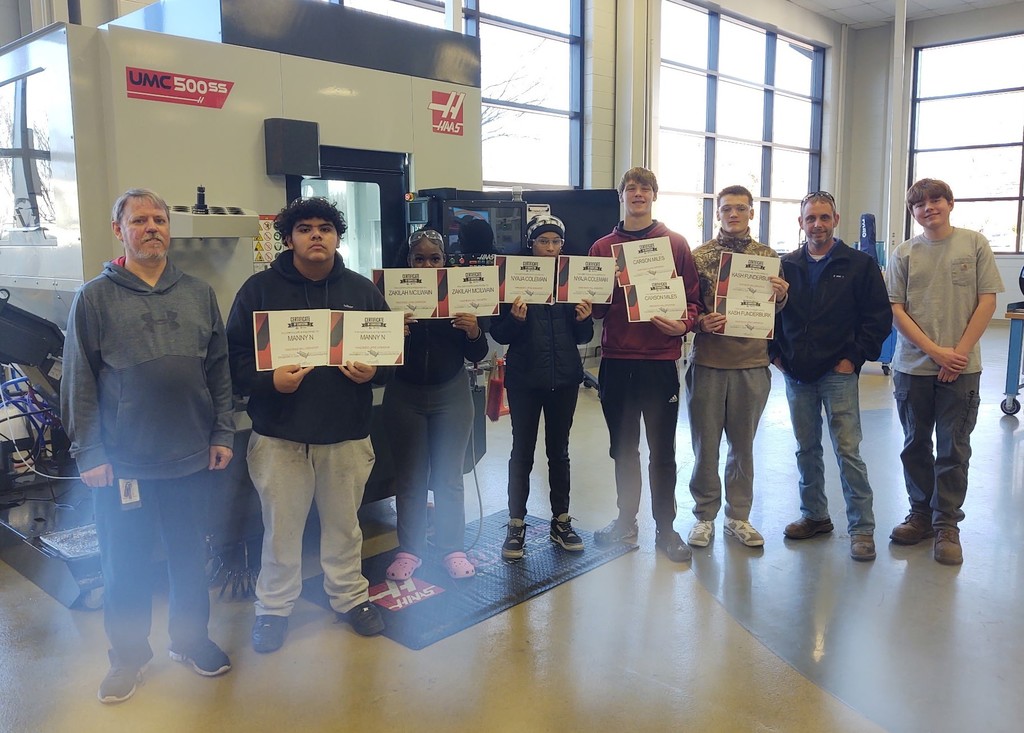 LCSDCC Machine Tool Students