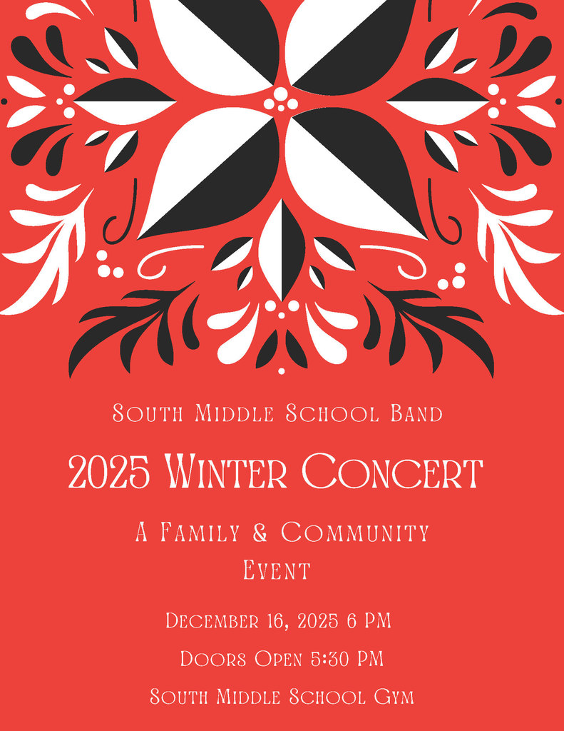 Flyer for Christmas concert