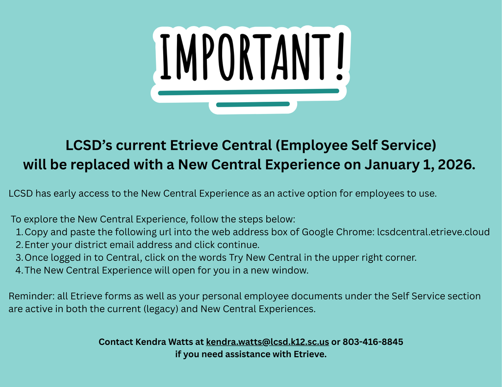 Etrieve Announcement