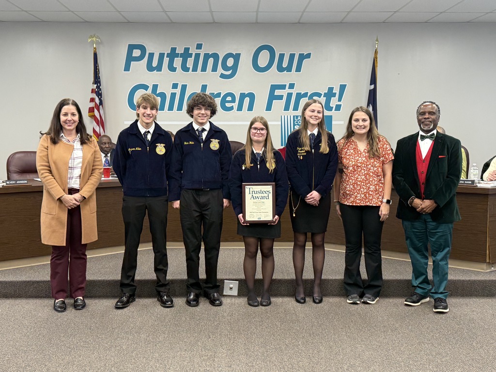 Ms. Samantha Worthen's students were named Turf Grass State Champs! 