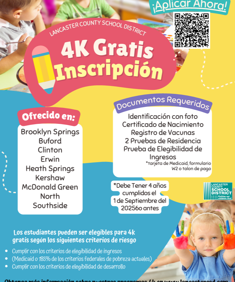 4k registration flyer (Spanish)