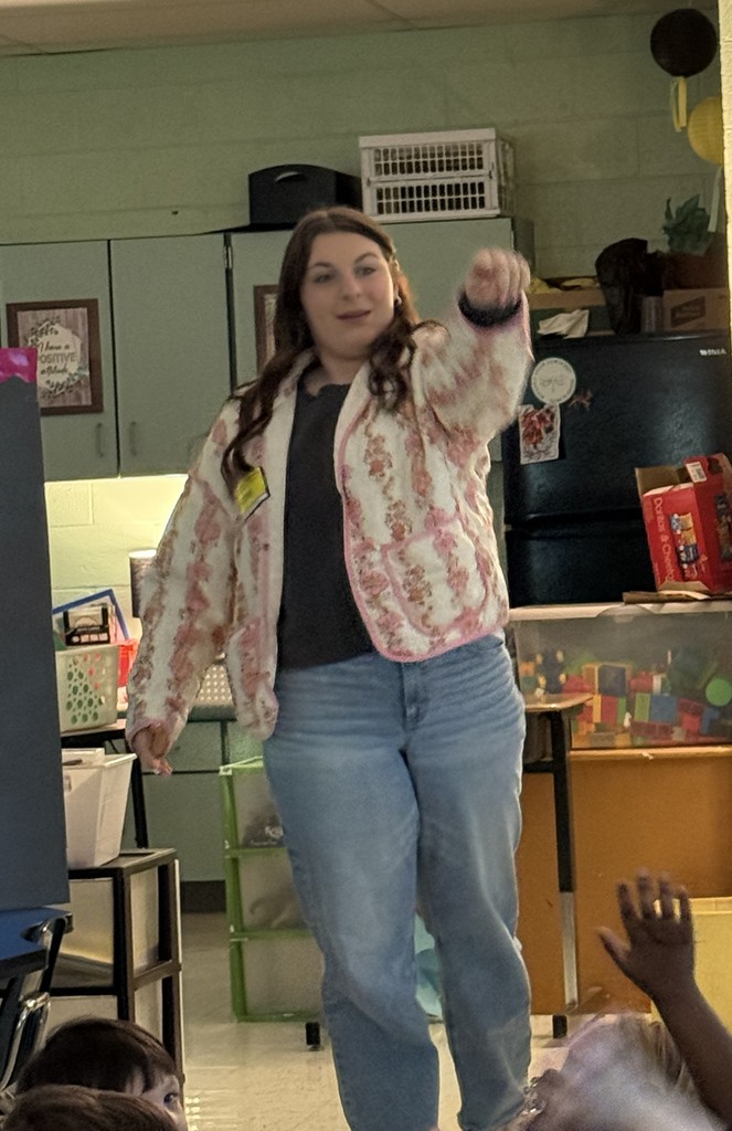 cadet calls on students to answer a question