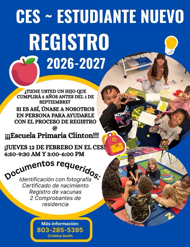Spanish_CES New Student Registration 2026-2027