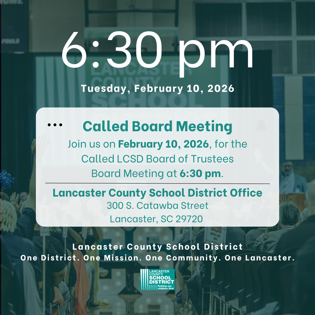 Called LCSD Board Meeting  February 10, 2026 at 6:30pm.