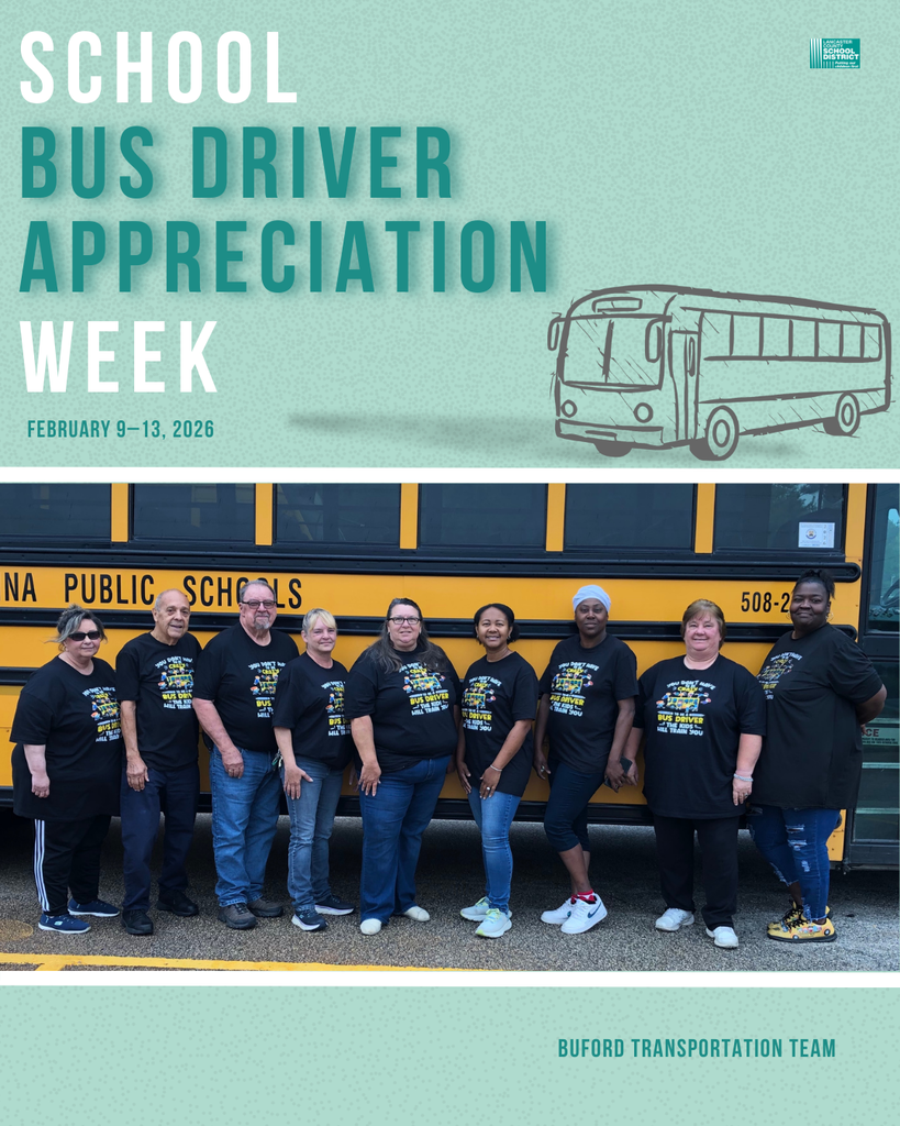 School Bus Driver Appreciation Week Feb. 9-13th.: Buford transportation team