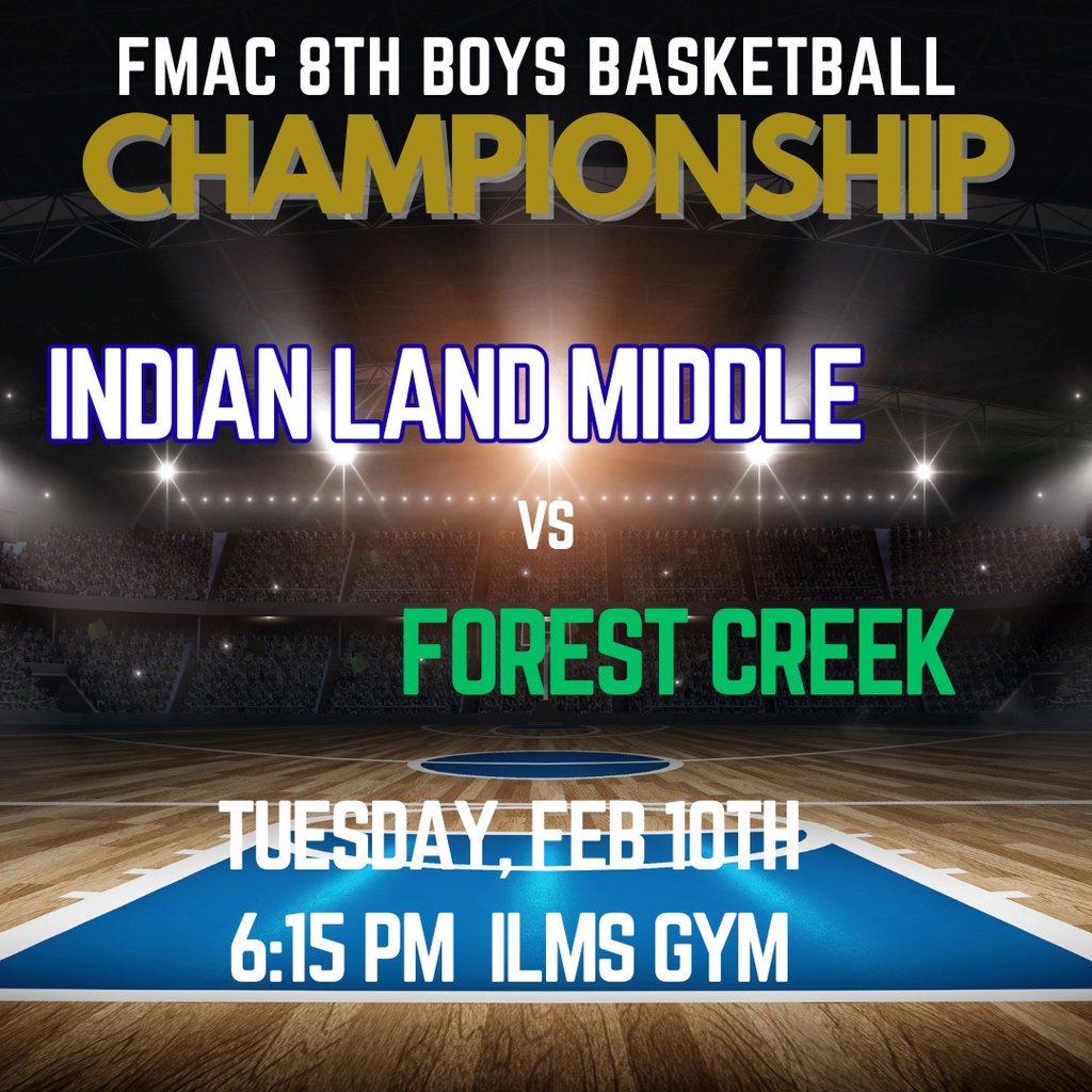 ILM S vs Forest Creek Tuesday Feb 10th 6:15pm @LMS Gym