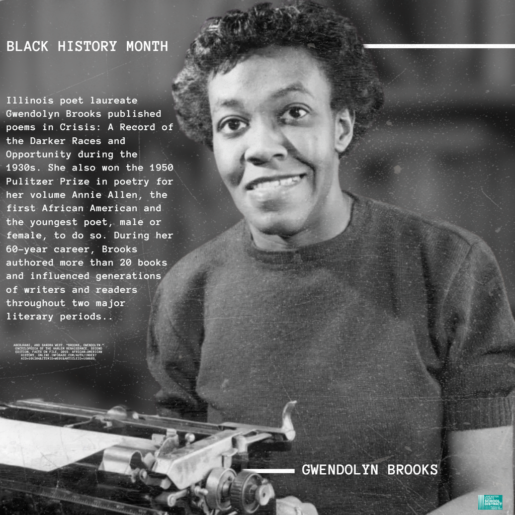 Black History Month: Gwendolyn Brooks