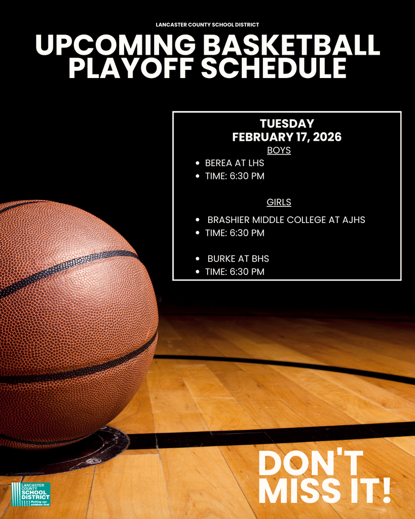 LCSD Upcoming Basketball Playoff Schedule