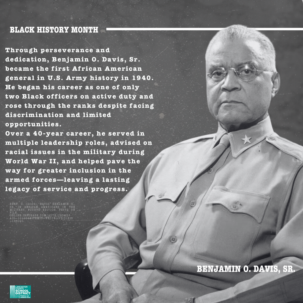 Black History Month: Benjamin O. Davis, Sr.
