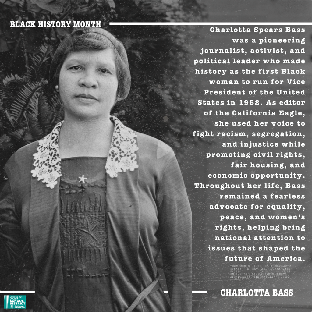 Black History Month: Charlotta Bass