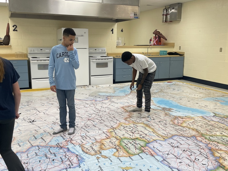 finding places on the map 