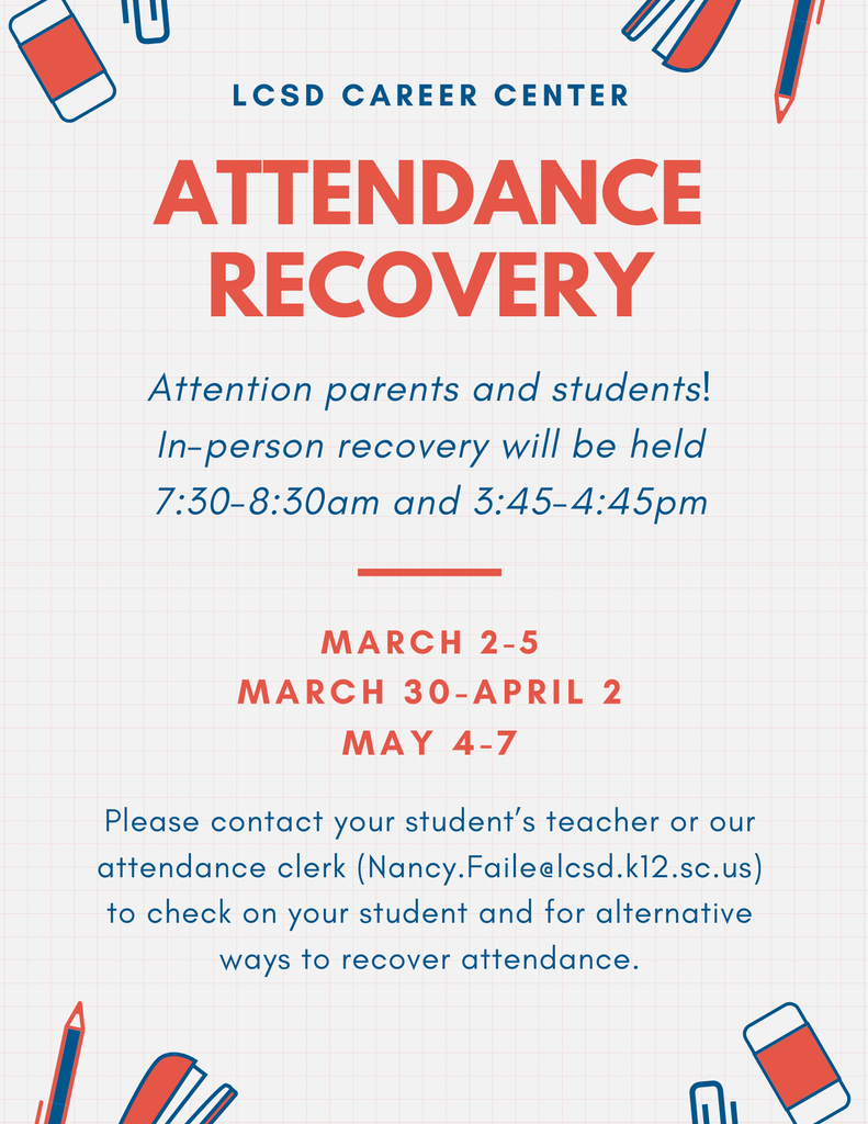 LCSDCC Attendance Recovery Flyer