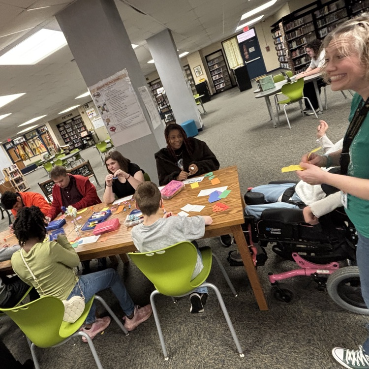 image of students and teacher