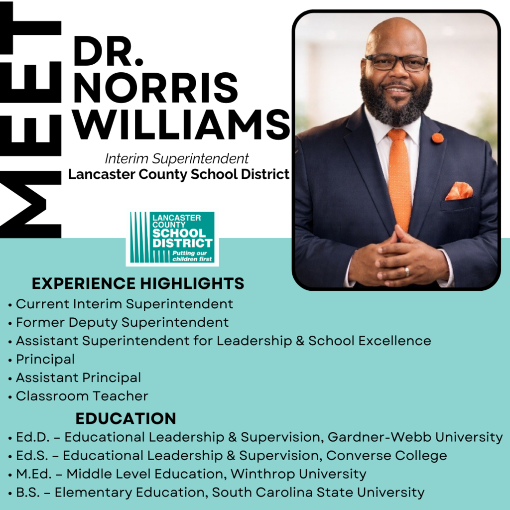 Superintendent Finalist: Dr. Norris Williams