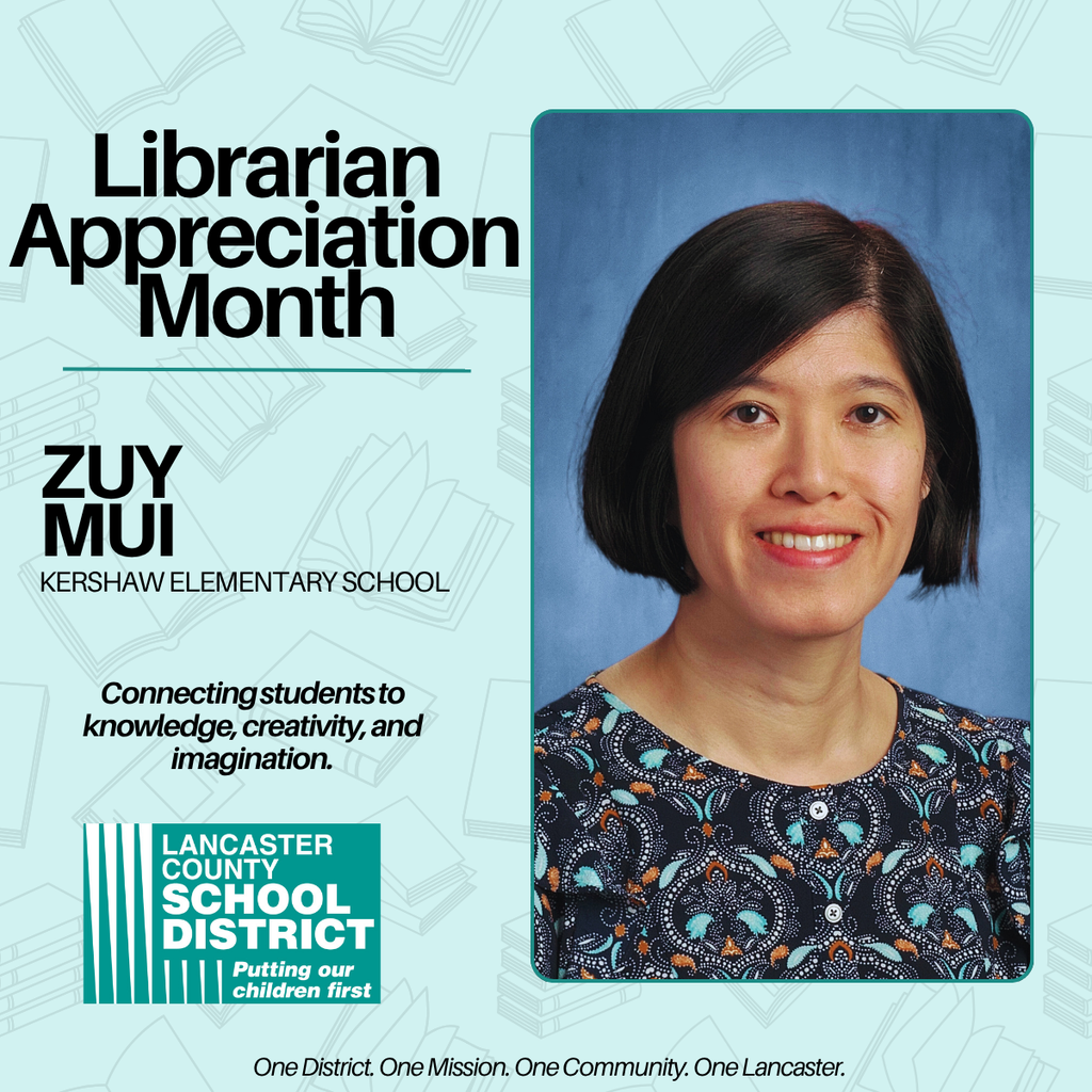 Librarian Appreciation Month - Zuy Mui - Kershaw Elementary School