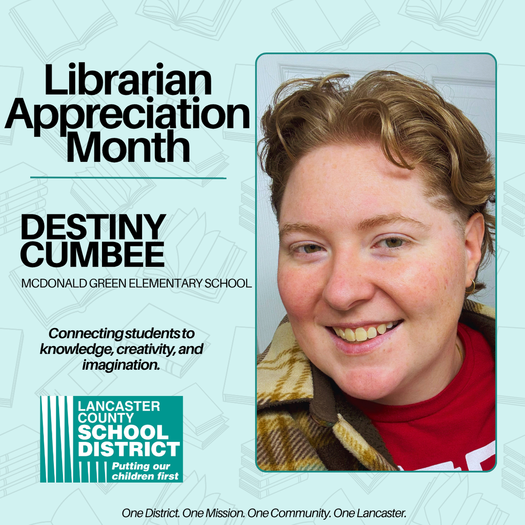 Librarian Appreciation Month - Destiny Cumbee-McDonald Green Elementary School