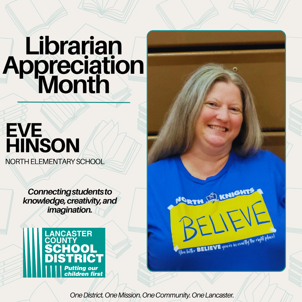 Librarian Appreciation Month - Eve Hinson - North Elementary School