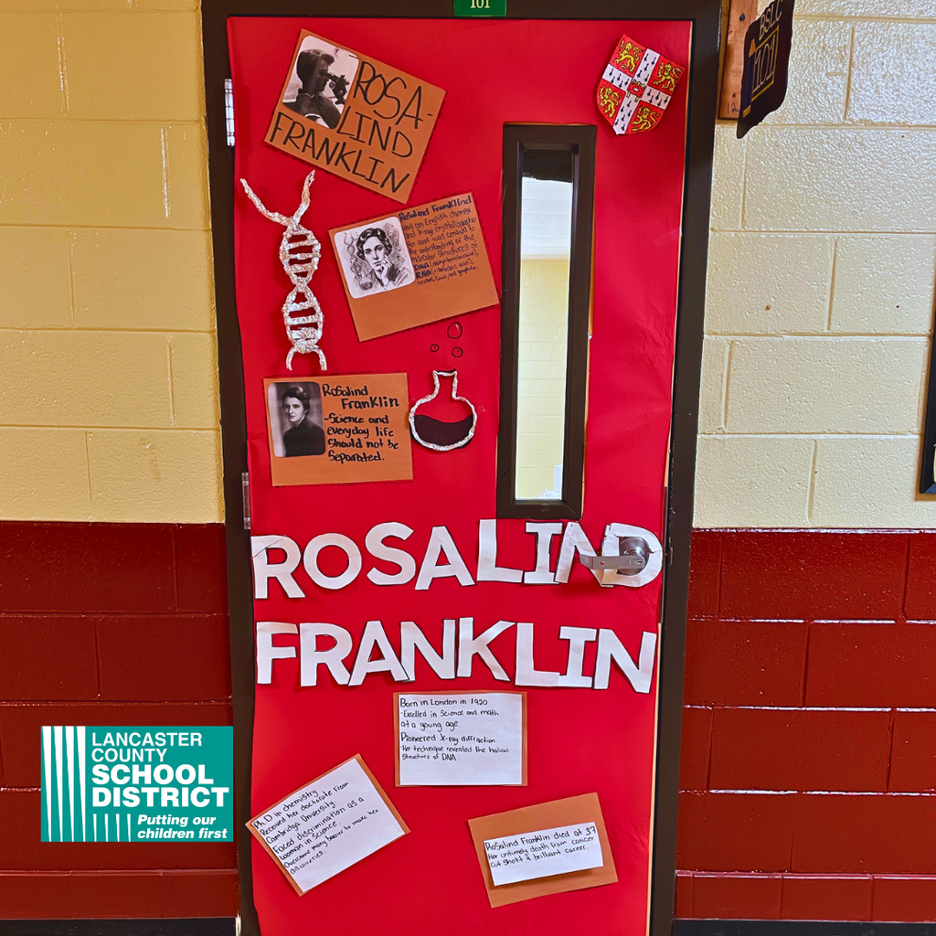 Barr Street Learning Center March Womens History Month Door Competition
