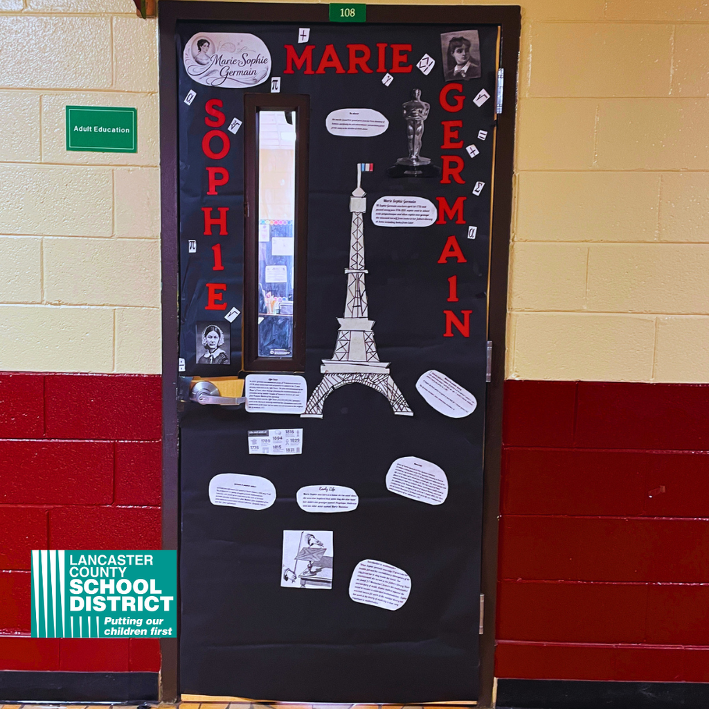 Barr Street Learning Center March Womens History Month Door Competition