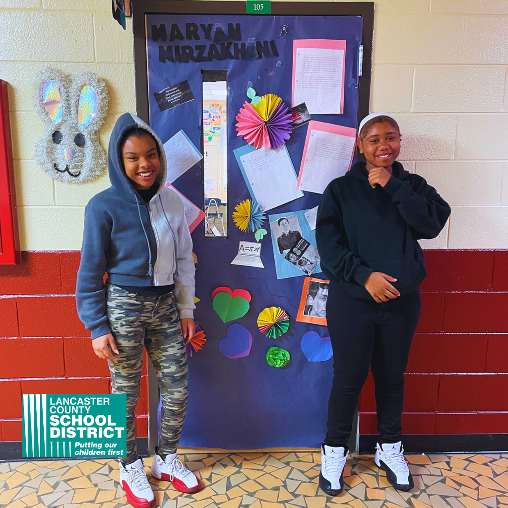 Barr Street Learning Center March Womens History Month Door Competition