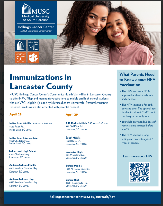 Immunizations in Lancaster County