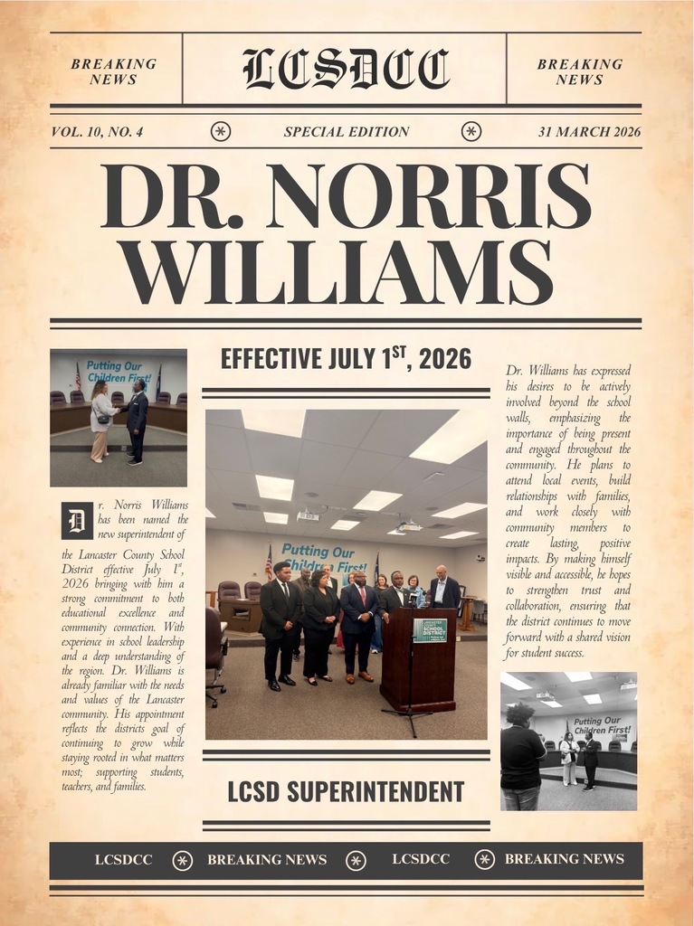 LCSDCC New Superintendent Announcement
