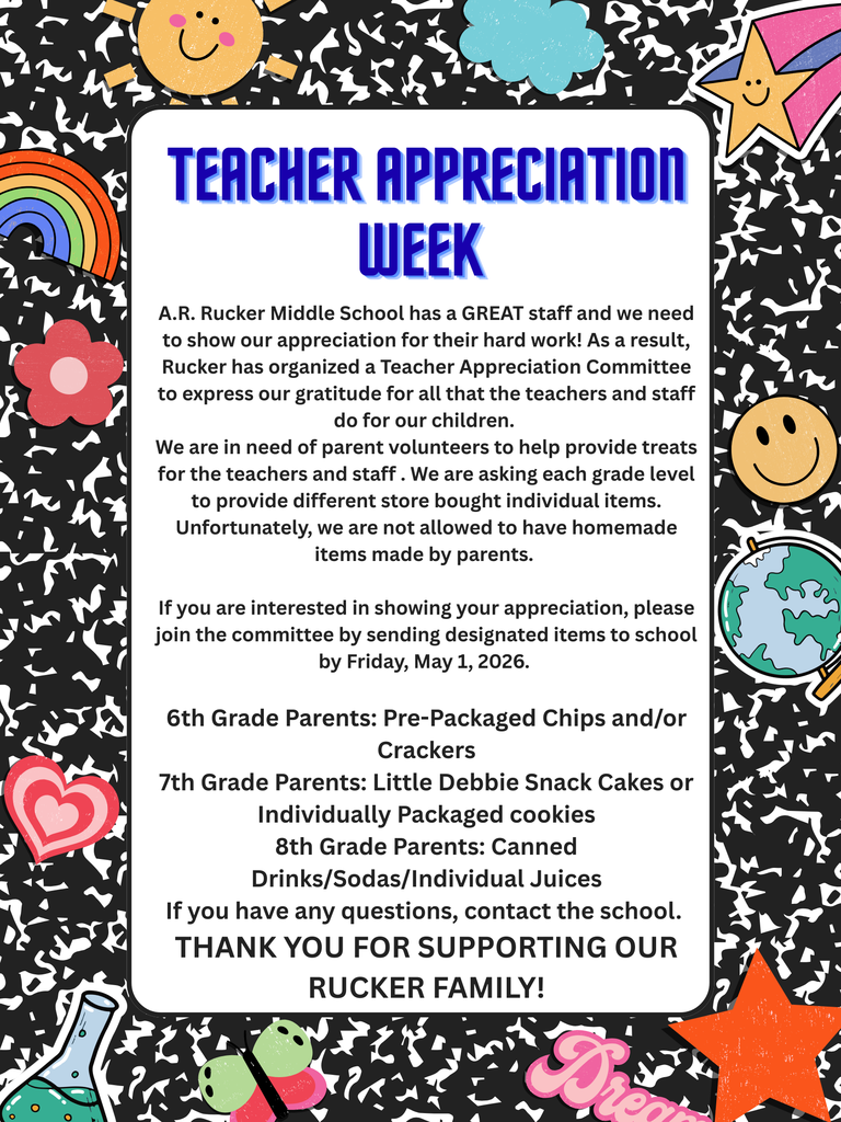 Teacher Appreciation Week 
