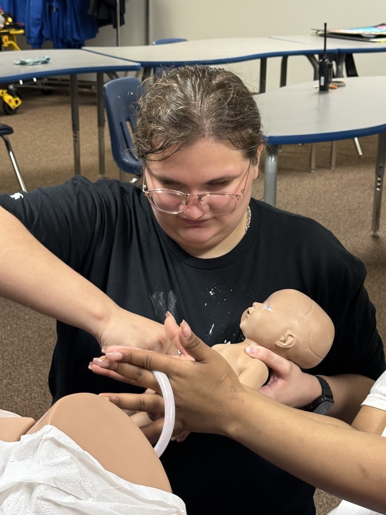 Student w newborn