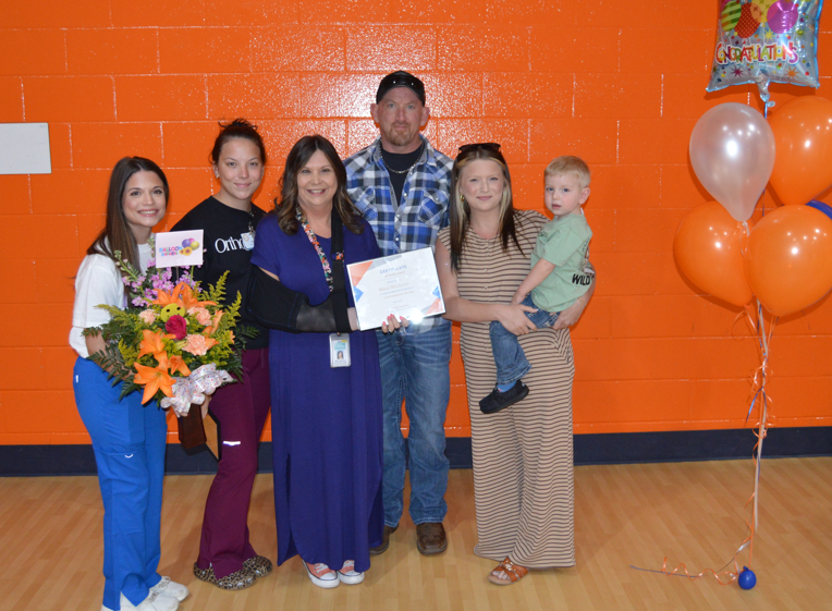 Missy Blackmon with Family