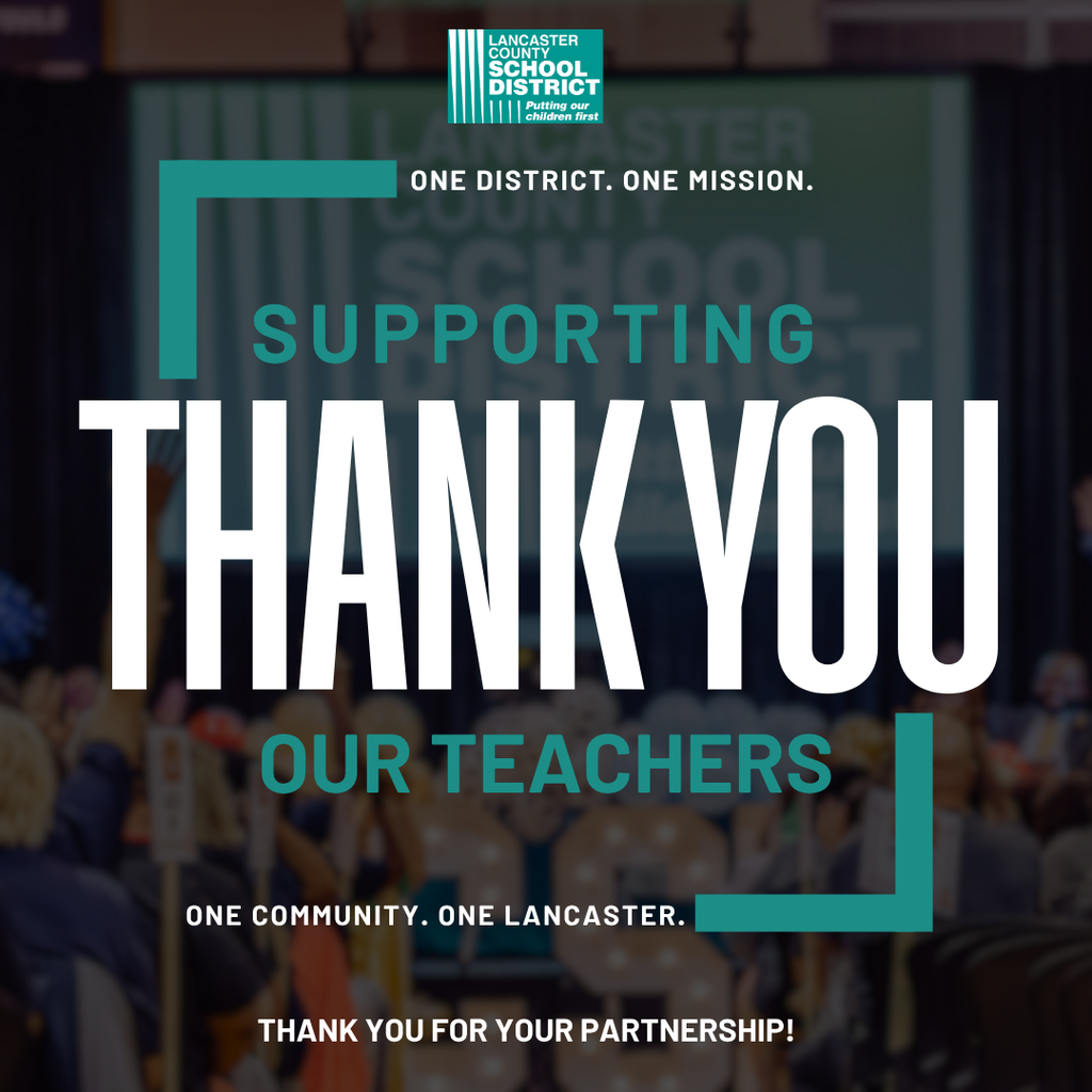 Thank you for supporting our teachers. Thank you for your partnership!