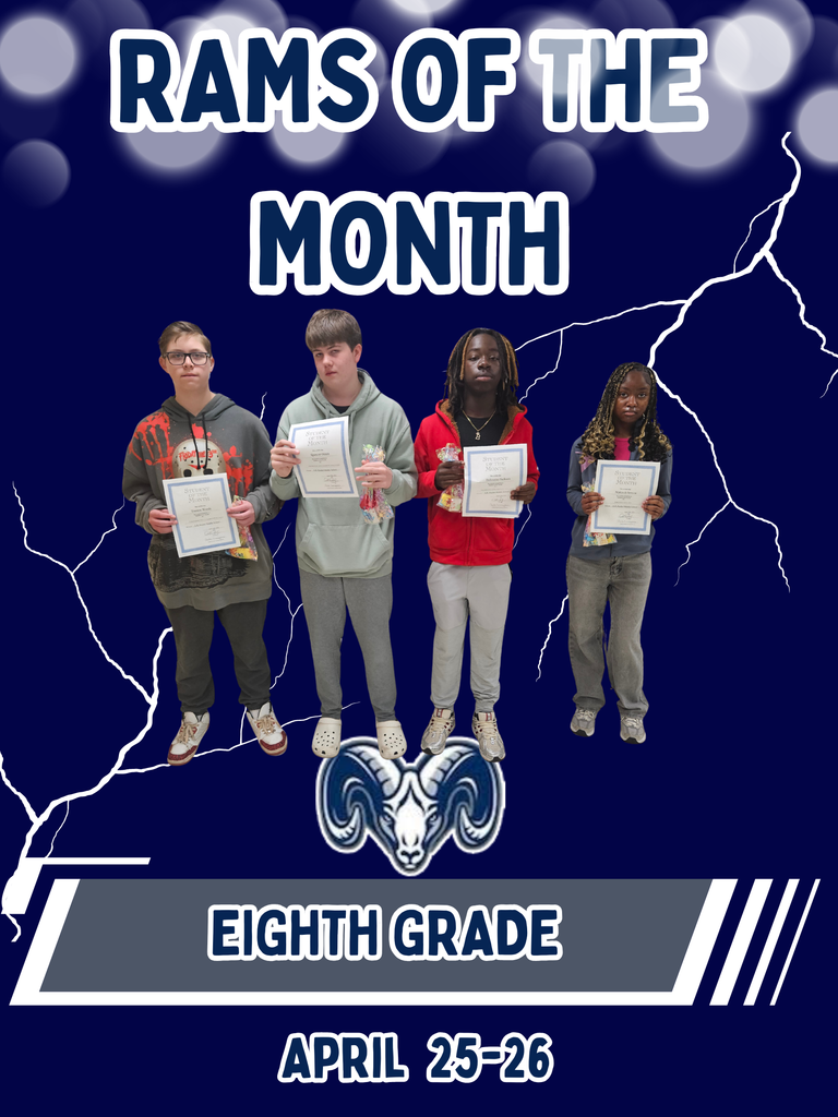 8th Grade Students of the Month