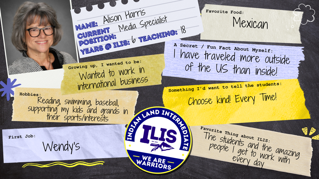 ILIS Ms. Harris Media Specialist Staff Spotlight