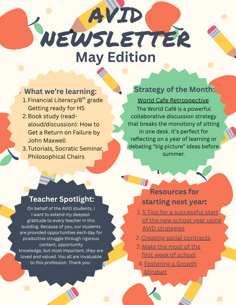 AVID Newsletter for May 2026