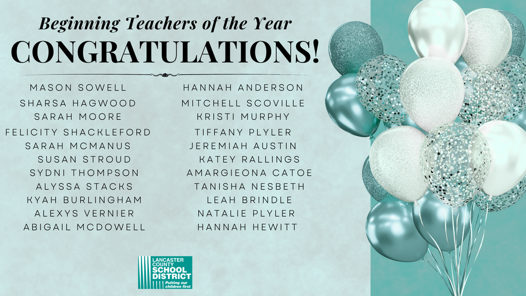 Beginning Teachers of the Year