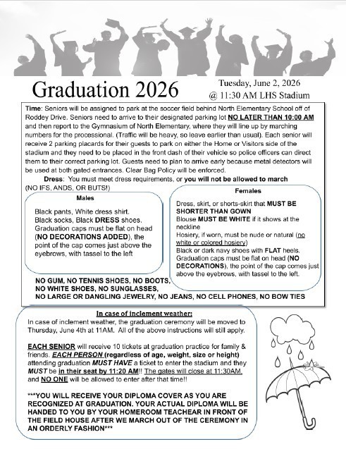 Graduation Flyer