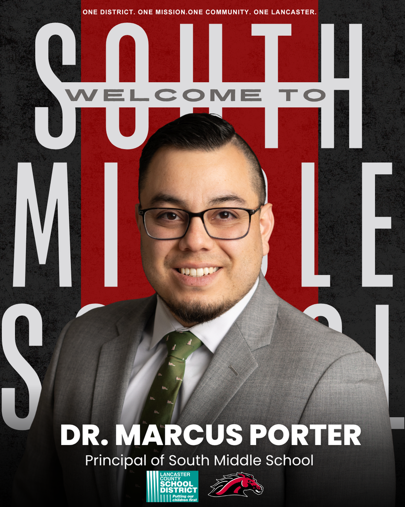 Dr. Marcus Porter - New Principal of South Middle School