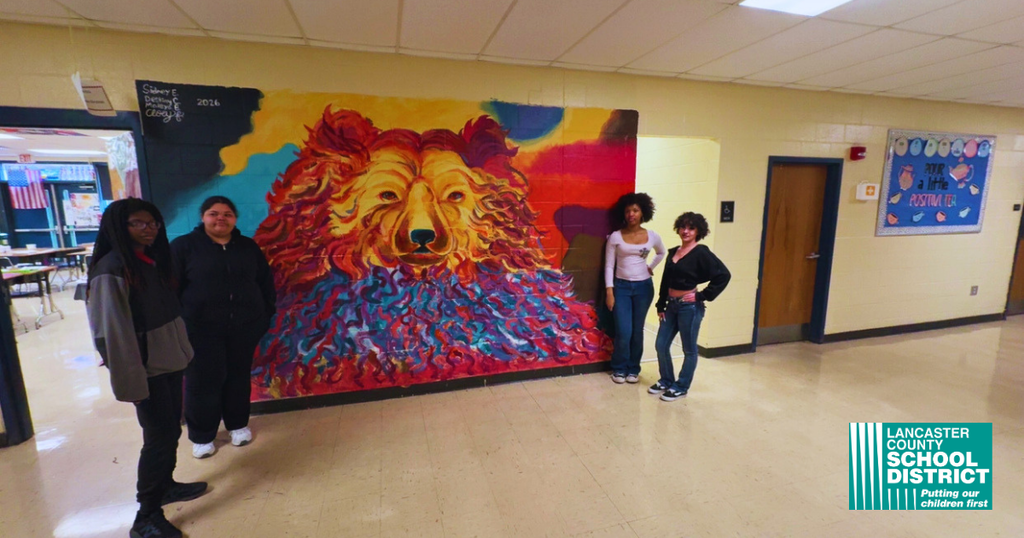 Lancaster High School student mural