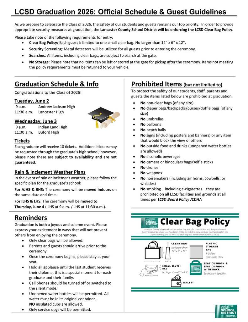 25-26 Graduation Information